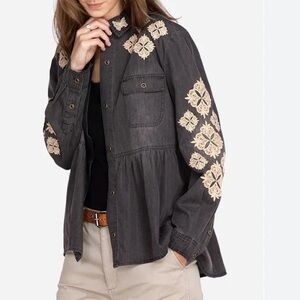 Johnny Was Nichelle Button Down Shirt